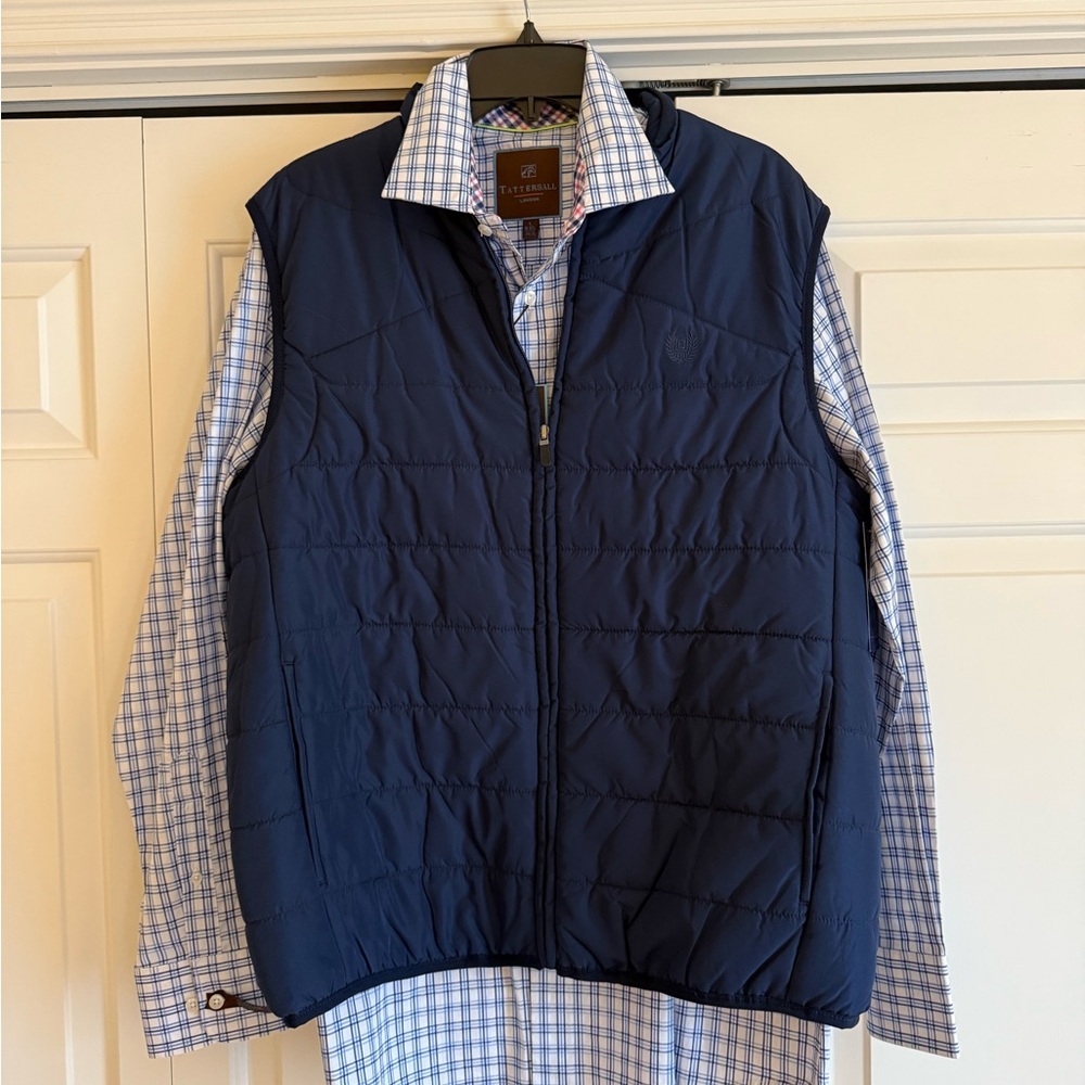 Navy Chaps Vest